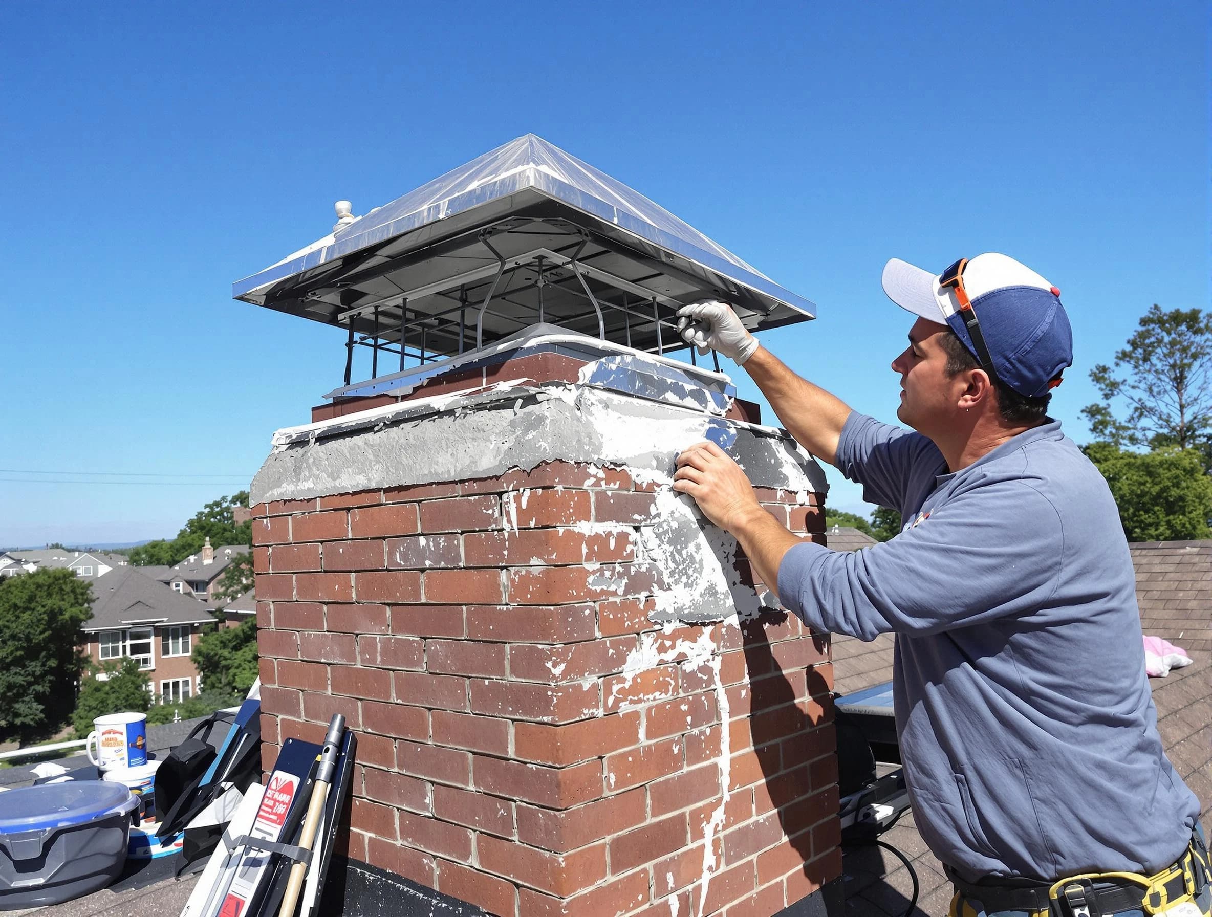 Chimney Crown Services service in Moore, OK